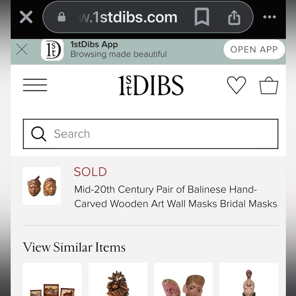 Vintage Balinese wood carvings of a man & woman in the National Headdress - Picture 16 of 17